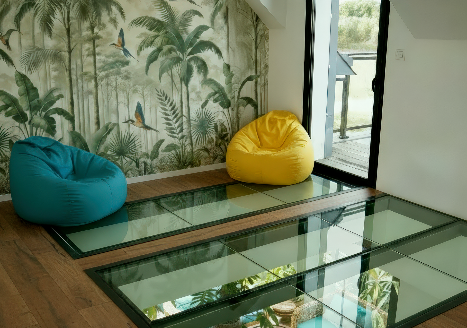 Dalles de verres Soremir - Plancher en verre