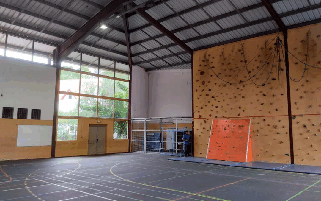 Chantier d’ampleur avec le Gymnase Auguste Lacaussade.