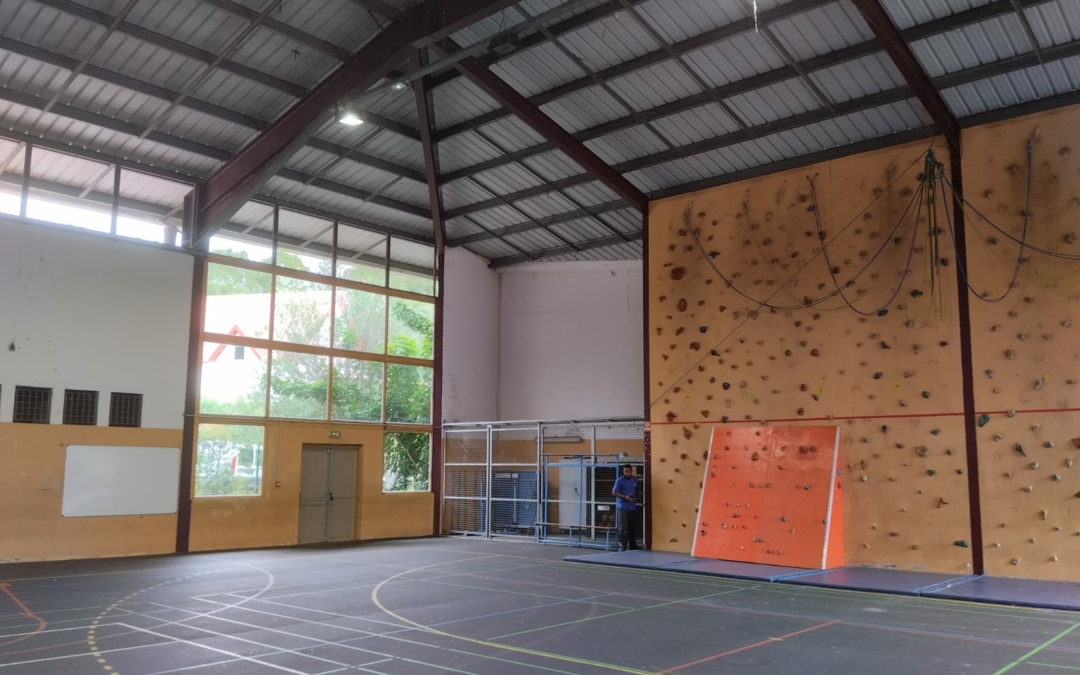 Chantier d’ampleur avec le Gymnase Auguste Lacaussade.